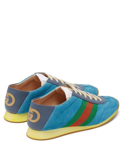 blue gucci shoes suede.